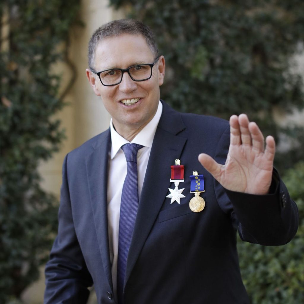 Dr Richard Harris wearing his Order of Australia medals