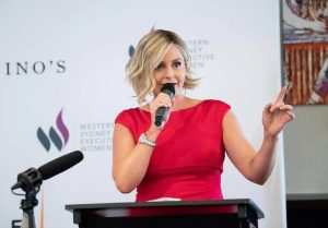 Amanda Rose presenting at Western Sydney Executive Women