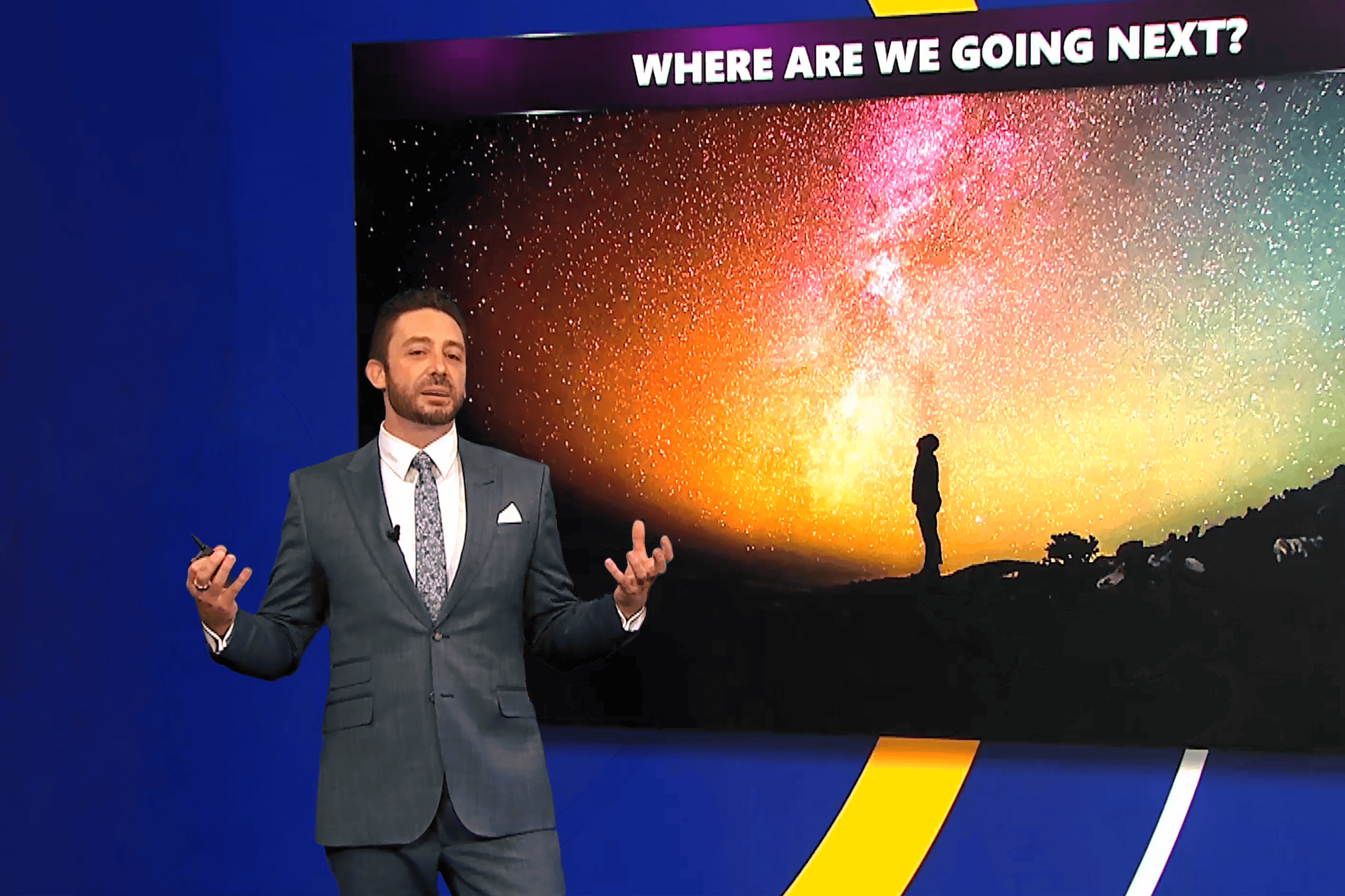 James Lisica presenting Where Are We Going Next