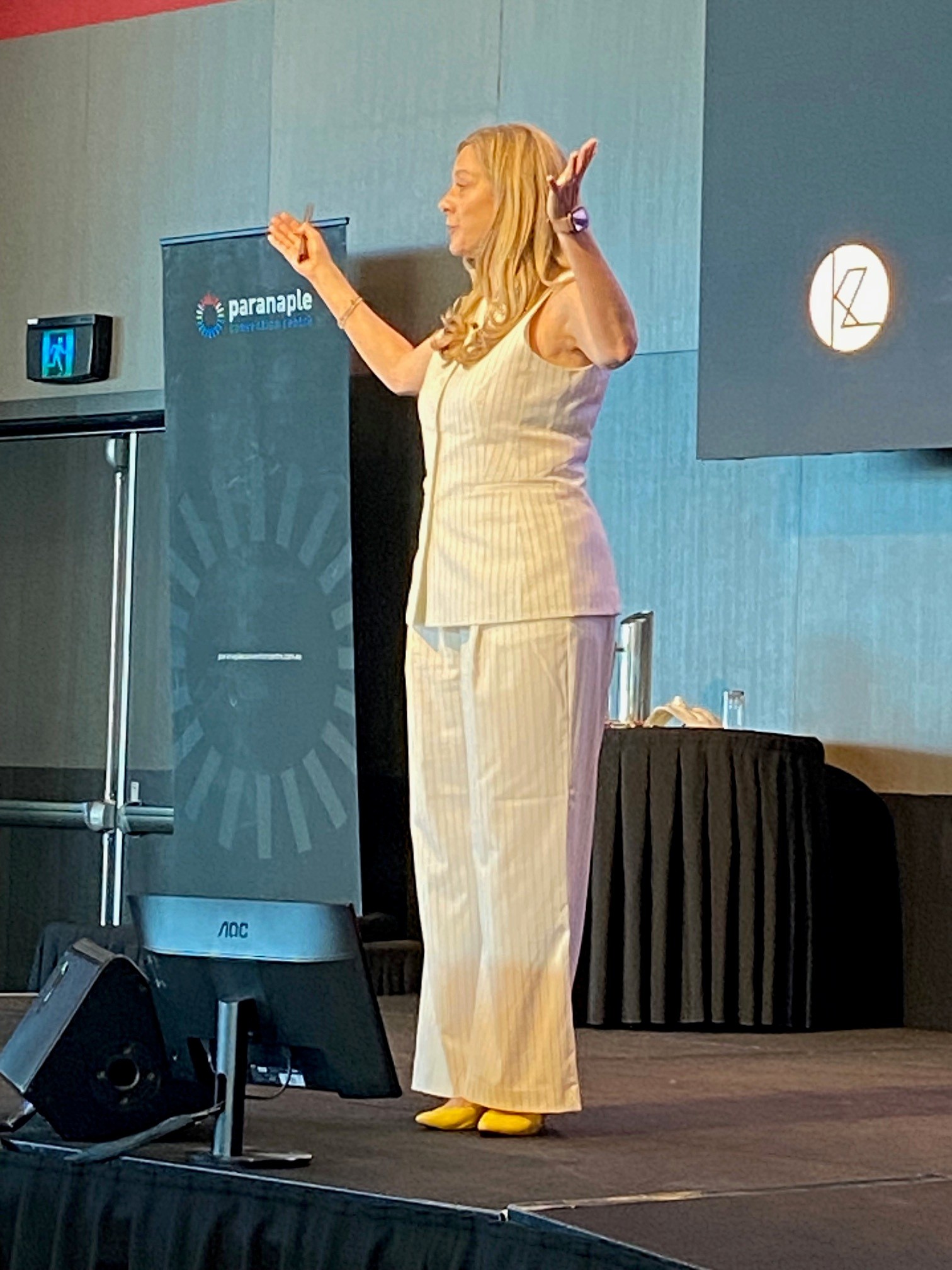 Kirryn Zerna business speaker at Paranaple conference