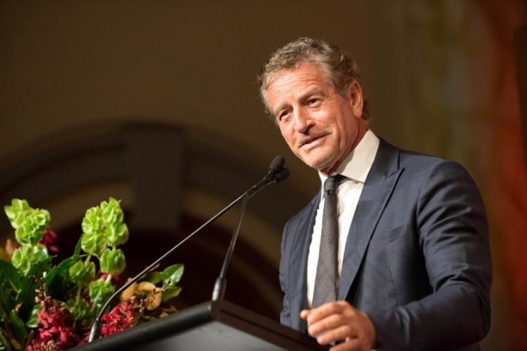 Mark Bouris business speaker at the lectern