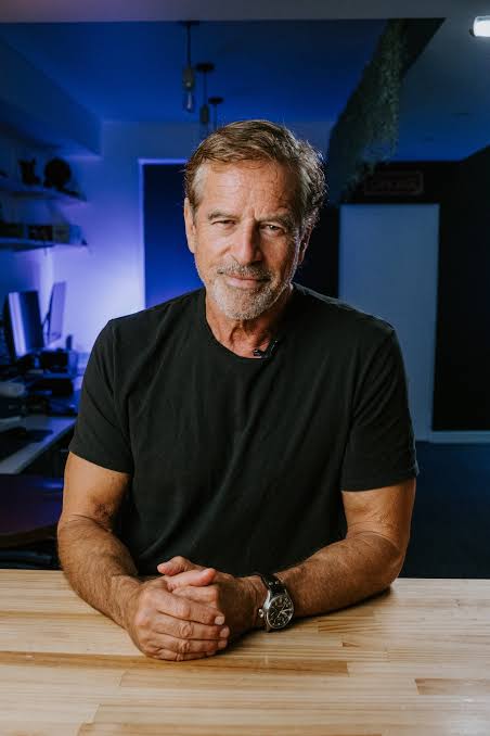 Portrait in a black t-shirt