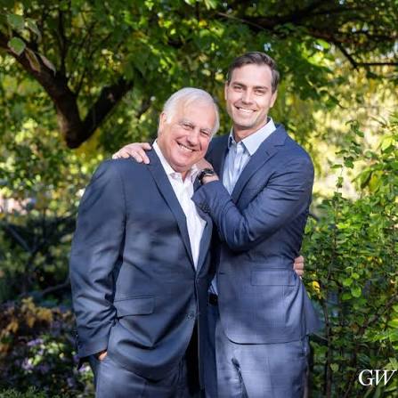 Alan Kohler AM with his son, Chris Kohler
